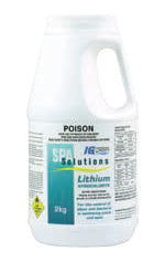 2kg IQ SPA SOLUTIONS LITHIUM HYPOCHLORITE